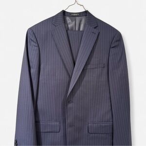 John Varvatos Navy Pinstripe Suit